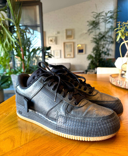 Tenis Nike Air Force 1 Black Gum Negros Edición Especial