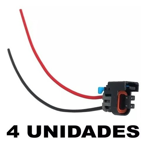 Set 4 Conector Inyector Chevrolet Aveo Optra 