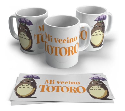 Vasos Mug Pocillos Mi Vecino Totoro Regalos Cumpleaños