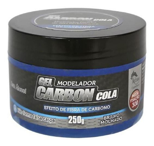 Gel Fixador Carbon Cola Azul 250g