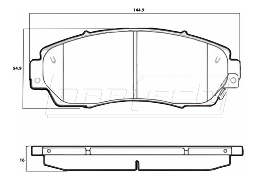 Balatas Mitsubishi Outlander 2007 - 2019 3.0l V6