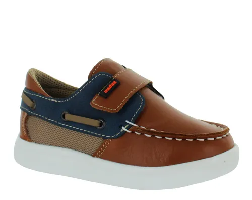 Audaz Zapato Moda Vestir Casual Piel Miel Niño Bebe