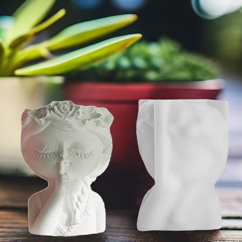 Hl Molde De Silicona Para Maceta De Flores Suculentas De