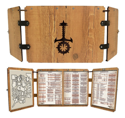 Dungeon Master´s Screen - Escudo Do Mestre D&d Cor Sabbat
