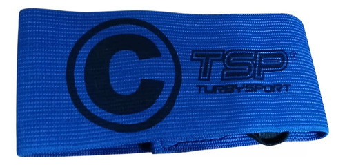 Cinta De Capitán De Futbol Elástica Con Velcro Tsp Azul