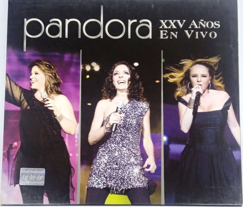 Pandora - 25 Años En Vivo Slipcase 1 Dvd + 2 Cds