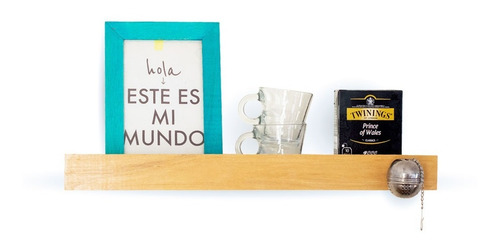 Imagen 2 de 10 de Estante Metal Para Cocina Con Frente Imantado De Madera