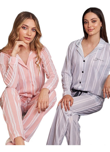 Imagen 1 de 6 de Jaia 22004- Pijama De Dama Abotonado