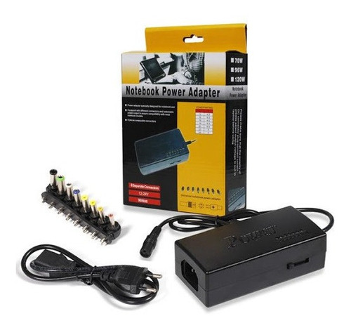 Cargador Universal Para Laptop 8 Conectores Intercambiables