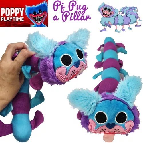 Jogo De Pelúcia (pj Pug-a-pillar 40cm) Jogo Poppy Playtime