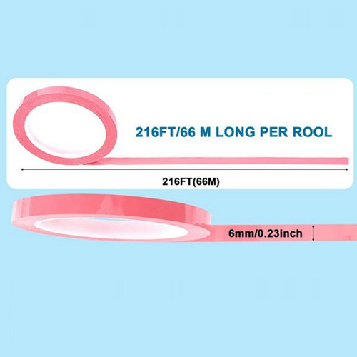 Cinta De Esterilización De 1/4 De Pulgada De Ancho, 216 Pies