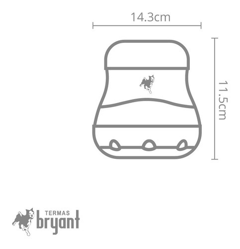 Bryant Ducha Eléctrica Maxi Linea 5,5 Kw Color Blanco Potencia 5500 W