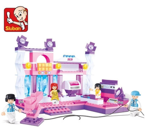 Imagen 1 de 6 de Bloques Para Armar Con Figuras Estudio De Tv Sluban Girls