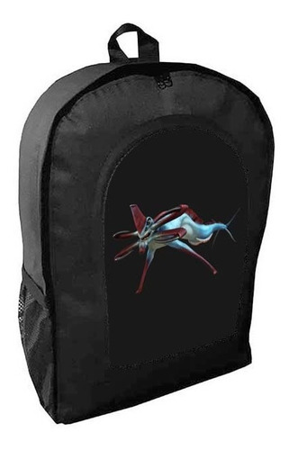 Mochila Negra Subnautica Game Adulto / Escolar A8