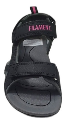 Imagen 5 de 7 de Sandalias Filament Straip Mujer Straip Black/pink 6001