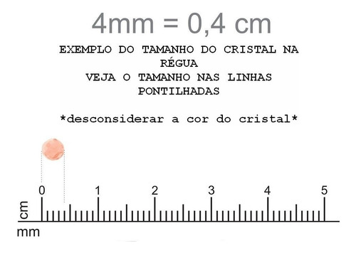 Imagem 3 de 5 de 100 Cristais Bola Com Furo Jablonex 04mm Aurora Boreal