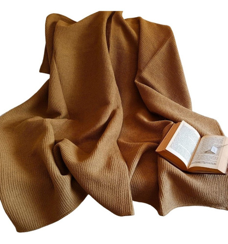 Imagen 2 de 10 de Manta Sillon Rustica Pie De Cama Decoracion Cubrecama 150 Cm