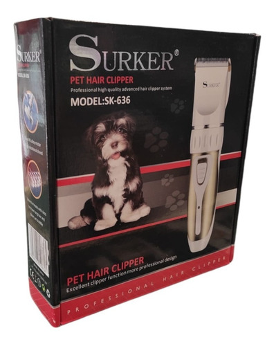 Corta Pelo Perro Inalámbrica Surker Sk-636 / Eshopviña