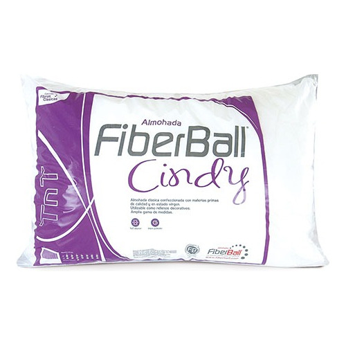 Combo X2 Almohada Fiberball Cindy Tradicional 60cm