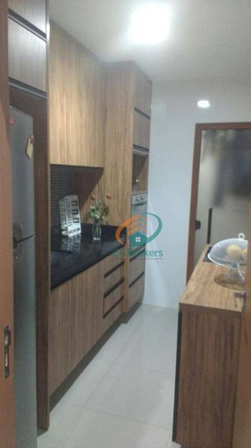 Imagem 3 de 9 de Apartamento Com 2 Dormitórios À Venda, 64 M² Por R$ 380.000,00 - Vila Leonor - Guarulhos/sp - Ap0302