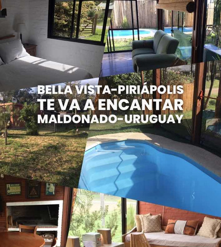 Casa Piscina Climatizada, Bella Vista, Piriápolis