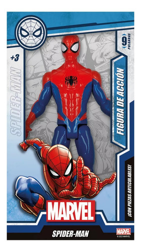 Muñeco Spiderman Articulado 23cm Marvel 54497