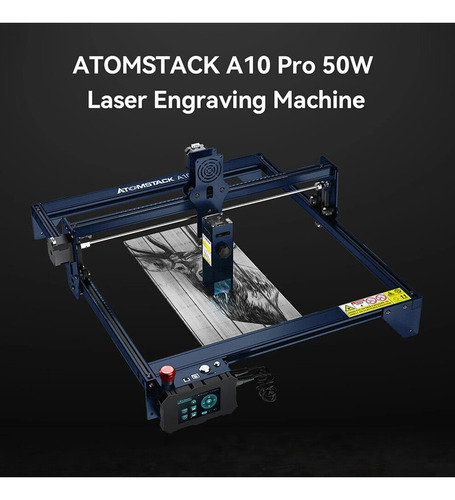 Máquina Laser Atomstack A10 Pro 50w Graba Y Corta Calidad G.
