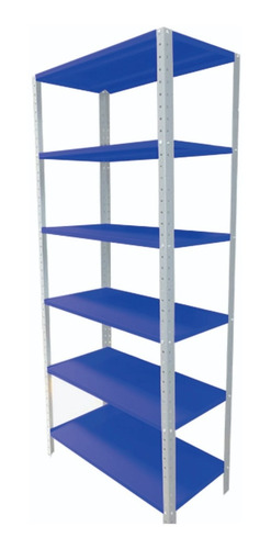 Estanteria Metalica Azul 6 Entre-paños