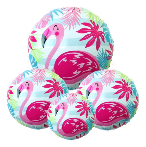 Globo Flamenco 18'' - Pack X 5 Uni (31608)