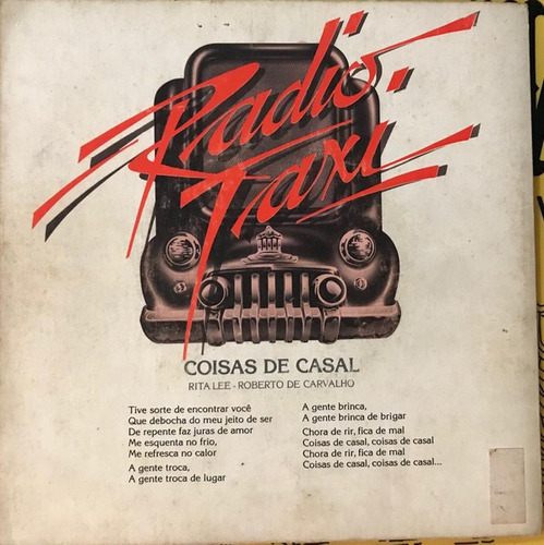 Compacto Vinil Rádio Taxi Coisas De Casal Ed. 1982 