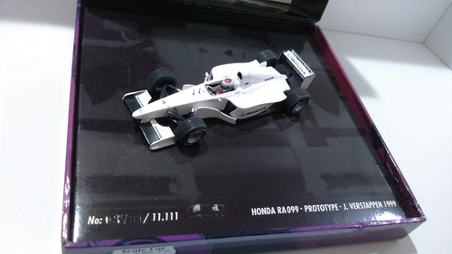 1/43 Minichamps Honda Ra099 Prototipo Verstappen F1 1999 Blanco (Usado)