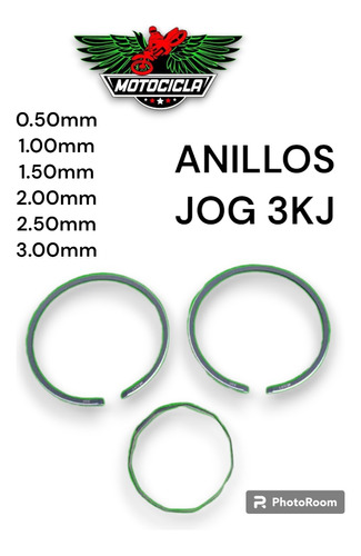 Anillos De Piston Para Moto Jog 3kj