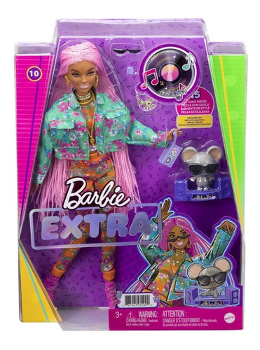 Muñeca Extra Barbie #10 Mattel Articulada Original Mattel