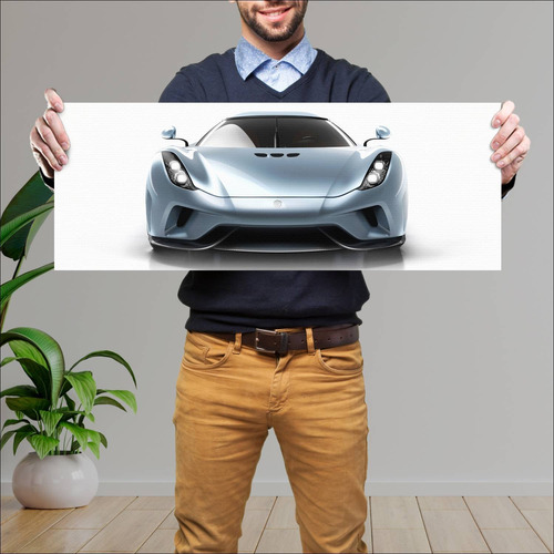 Cuadro 30x80cm Auto 2015 Koenigsegg Regera Auto 16