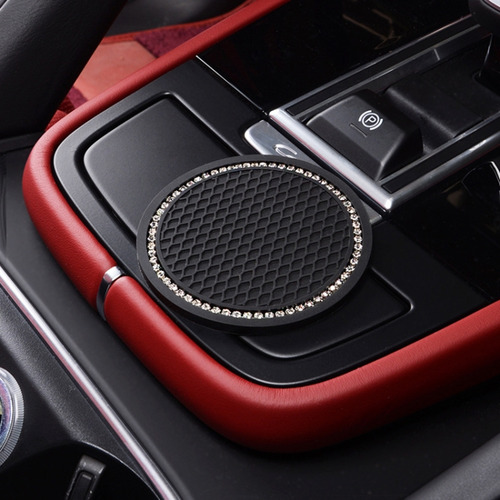 Alfombrilla Antideslizante De Goma Blanda Para Coche, 2 Unid