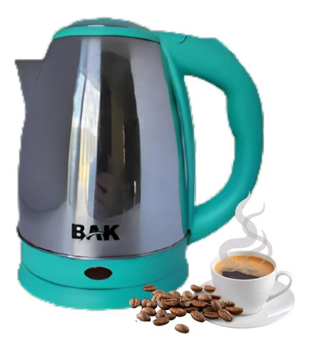 Chaleira Jarra Elétrica Bak Inox 1.8l 110v 1100w Café Verde