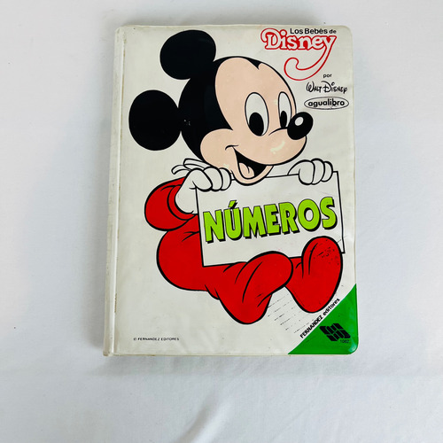 Libros De Bebe Anti Agua De Aprendizaje Los Bebes De Disney (Usado)