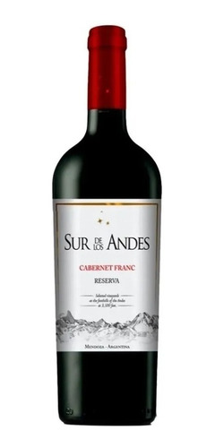 Vino Sur De Los Andes Reserva Cabernet Franc X750cc