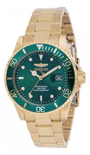 Reloj Para Hombres Invicta Pro Diver 46682 Oro