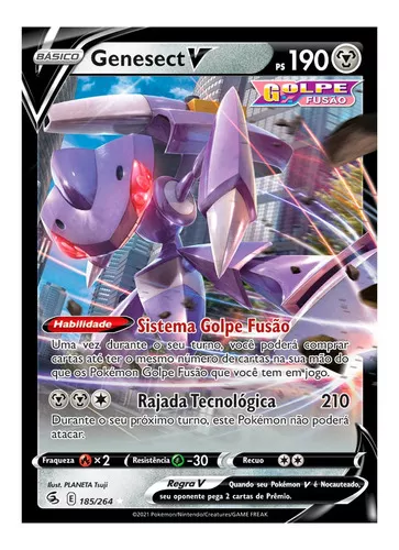 Carta Pokemon Mew VMax Português 114/264 Card Original Copag