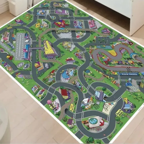 Pista Tapete Hot Wheels Grande Cidade P/ Carrinhos 160cm - Final