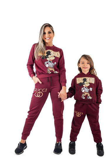 conjunto moletom feminino mickey