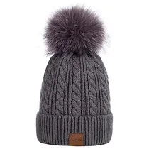 Comprar Gorros Sombreros Y Boinas Suave Con Forro Gris Talla Única