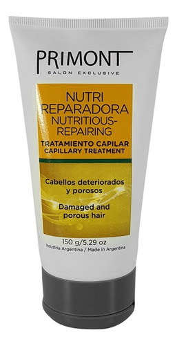 Tratamiento Capilar Nutri Reparadora - Primont 150ml