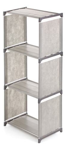 Estantería Para Libros, 4 Estantes, Estantería, Papelera De