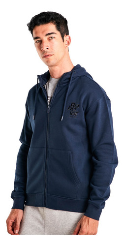 Campera Deportiva Babolat Hombre Jacket Hoodie Blast Azul