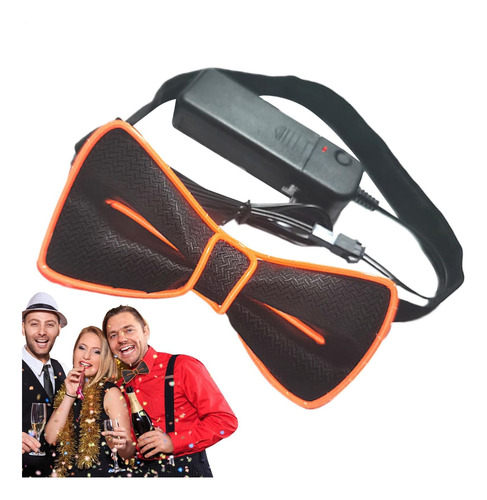 Pajarita Led Corbatas Iluminadas Hombre Ajustable 3 Colores