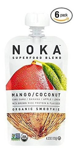 Noka Superfood Blend, Fruta Orgánica Y Veggie Smoothie Squee