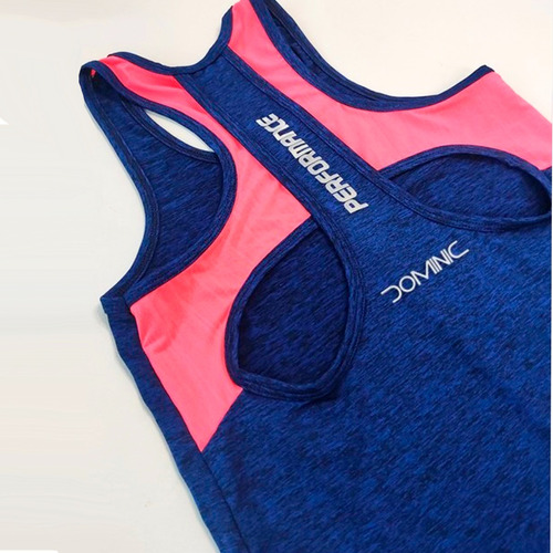 Musculosa Deportiva Mujer Performance Combinada Kenny Fit Ly
