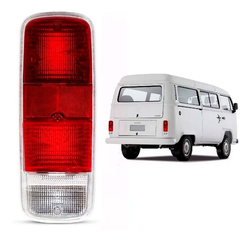 Lanterna Traseira Volkswagen Kombi Clipper 1975 Á 2009 Verme